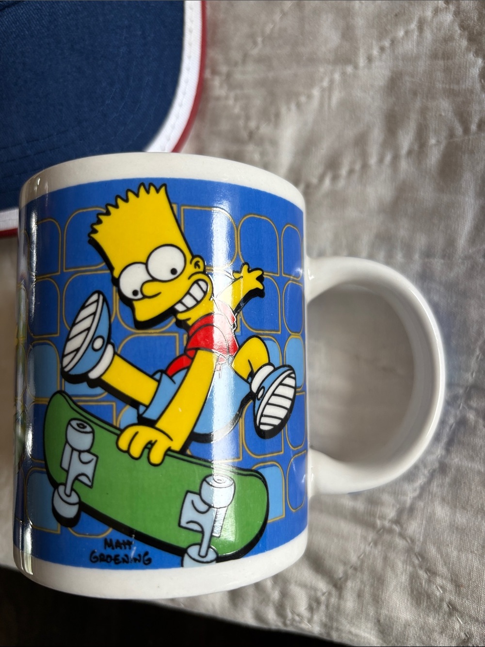 Simpsons Mugs and Hat - Picture 6 of 9